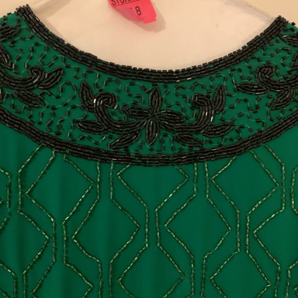 Vintage Beaded Evening Blouse - Picture 2 of 5